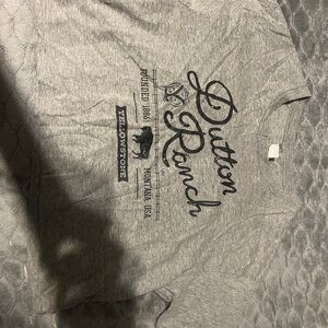 Dutton Ranch Gray Crop Top